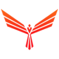 Red Pulse Phoenix PHX Logo